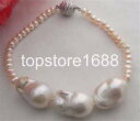 yzuXbg@ANZT?@p[uXbg8 white 1416mm keshi pearl bracelet