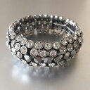 【送料無料】ブレスレット　アクセサリ—　ソフィアアッサンブラージュクリスタルストレッチブレスレットawesome lia sophia assemblage crystal stretch statement bracelet