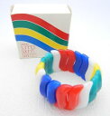 yzuXbg@ANZT?@GC{Xgb`uXbgvtg avon 1984 summer brights rainbow stretch bracelet