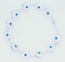 【送料無料】ブレスレット アクセサリ— ソリッドビーズトルコギリシャスターリングシルバーブレスレットwhite solid evil eye bead turkish greek hamsa 925sterling silver bracelet