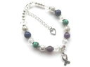 【送料無料】ブレスレット　アクセサリ—　ヒーリングブレスレットストレスimmune system healing bracelet crystal gemstone hope stress anxiety mental