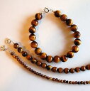 【送料無料】ブレスレット アクセサリ— タイガーアイブレスレットラウンドビーズtiger eye bracelet pretty jewel fine stones round beads 4, 8 or 10mm(4)