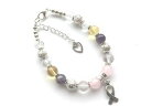 ブレスレット　アクセサリ—　ブレスレットfibromyalgia healing bracelet crystal gemstone hope gift