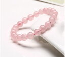 yzuXbg@ANZT?@10mmsN10 mm women natural love pink crystal gemstone round beads bracelet