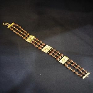 【送料無料】ブレスレット　アクセサリ—　デザイナーブレスレットメッキdesigner rudraksha bracelet gold plated best quality rudraksha for men
