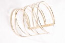【送料無料】ブレスレット アクセサリ- メタルゴールドシックワイドブレスレットフォーマルルックglamorous women metal gold chic wide stiff bracelet formal look s563