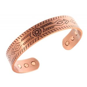 【送料無料】ブレスレット　アクセサリ—　キーブレスレットmagnetic copper bracelet with arrow keys