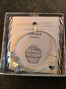 【送料無料】ブレスレット　アクセサリ—　listingalexアニチャリティーカップケーキブレスレットシルバ..