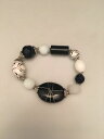 【送料無料】ブレスレット アクセサリ— 1artzyガラス7ストレッチブレスレットpremier designs artzy silver plated glass beads 7 stretch bracelet(4)