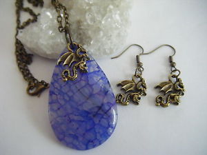 【送料無料】ブレスレット　アクセサリ—　ドラゴンネックレスイヤリングゲーム