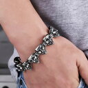 【送料無料】ブレスレット アクセサリ— マスクステンレススチールリンクブレスレットクールジュエリーcool men jewelry v for vendetta movie mask 316l stainless steel link bracelet g6(4)