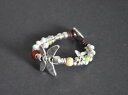 【送料無料】ブレスレット アクセサリ— ブレスレットブレスレットleather charm bracelets, different 50, made of hand bracelet butterfly and fish(4)