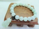 【送料無料】ブレスレット アクセサリ- ヒスイアクアカンビーズブレスレットnatural grade a jade jadeite 10mm aqua beads bracelet with kwanyin charm