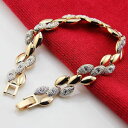 【送料無料】ブレスレット アクセサリ— asfr38287 belaチェーンリンクen cristaldor cuivreジルコンbras fr38287 bela chain link femmes vis bracelet en cristal dor cuivre zircon(4)