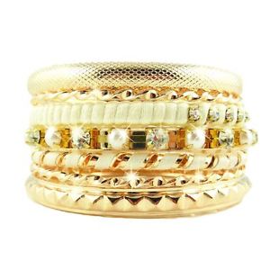 【送料無料】ブレスレット アクセサリ— ブレスレットビーズラインストーンロープマッチングブレスレットセットmulitples bracelets beads rhinestone braided rope set of 7 matching bracelets