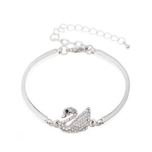 【送料無料】ブレスレット　アクセサリ—　ブレスレットドクラシックレドas fr51569 luxe bracelet en alliage de cygne classique pour les femmes de crist