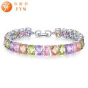 yzuXbg@ANZT?@uXbgas fr38456 6 couleurs bracelet maillons de chaine pour les femmes cuivre cubiqu