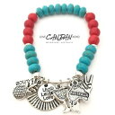 【送料無料】ブレスレット アクセサリ- オーストラリアブレスレットライブダンスsouvenir australia gift summer gemstones bracelet live laugh love peace dance