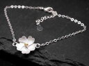 yzuXbg@ANZT?@Vo[uXbg925 silver bracelet with bloom flower krischblte