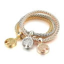 【送料無料】ブレスレット アクセサリ— メッシュブレスレットセットオーストリアツリーaustrian rhinestones tree of lif...