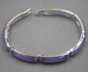 yzuXbg@ANZT?@p[vq[^[r[YNuXbg charming 65mm purple heating jade bead with aolly link bracelet 17cm l