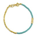 【送料無料】ブレスレット　アクセサリ—　アクアkイエローゴールドメッキビーズブレスレットhammered aqua chalcedony gemstone 22k yellow gold plated beaded bracelets