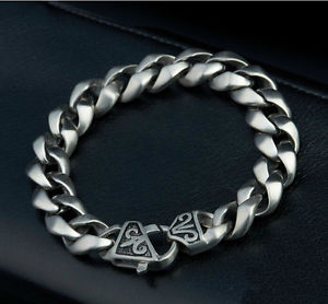【送料無料】ブレスレット アクセサリ— ゴシックブラシデザインステンレスメンズチェーンブレスレットクリスマスgothic brushed nice ...
