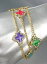 【送料無料】ブレスレット アクセサリ— 18ktチェーンmultiエナメルクローバクローバczブレスレット 18kt gold plated chains multi enamel clover clovers cz crystals bracelet 18,980円