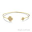 【送料無料】ブレスレット アクセサリ— gorgeous 18ktczクローバクローバカフスブレスレットgorgeous 18kt gold plated pave cz crystals clover clovers thin cuff bracelet 18,980円