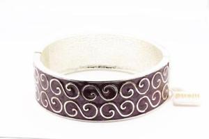 ̵ۥ֥쥹åȡ—֥쥹åȥСʥstroili bracelet metal silver and enamel 125479