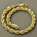 yzuXbg@ANZT?@|[`[vuXbgS[hbVnine braided rope bracelet gold mesh for men women with pouch 21cm