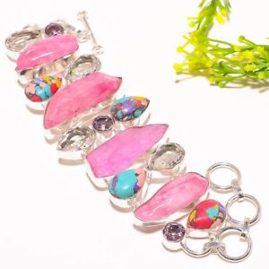 【送料無料】ブレスレット　アクセサリ—　druzyアメジストブレスレット78 sb1179rough druzy, amethyst gemstone fashion jewelry bracelet 78 sb1179