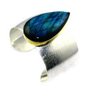 【送料無料】ブレスレット　アクセサリ—　labrodoriteカフス925スターリングlabrodorite cuff 925 sterling silver overlay handmade jewelry