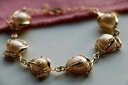 【送料無料】ブレスレット アクセサリ— ピンクバロックパールブレスレット#8 genuine natural 13mm pink baroque pearl bracelet f3233(4)