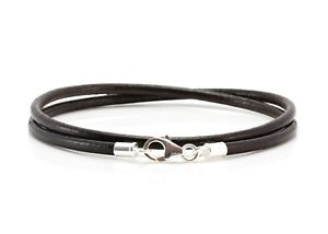 【送料無料】ブレスレット　アクセサリ—　ギリシャラップコードブレスレットgenuine greek leather bracelet with sterling silver claspdouble wrap3mm cord