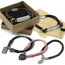 【送料無料】ブレスレット アクセサリ- パーソナライズカスタマイズレディースレザースチールブレスレットpersonalised customised engraved ladies leather steel bracelet date trailer