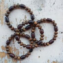 【送料無料】ブレスレット アクセサリ— ミックスブレスレットストレッチattractive mix ironwood stretch bracelet aetoxylon agarwood aloeswood