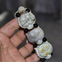 yzuXbg@ANZT?@^CK[wbhuXbg_whole chinas natural tang river jade tiger head bracelet random 1x