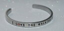 【送料無料】ブレスレット アクセサリ- ハンドメイドブレスレットi love the walking dead handmade amp; polished bracelet