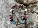 【送料無料】ブレスレット アクセサリ— shamballa 8mmブレスレットshamballa 8mm natural stone bracelet