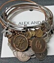 【送料無料】ブレスレット アクセサリ— アレックスイニシャルロシアシルバーゴールドブレスレットalex and ani initials russian silver, gold choose exp bracelet lowered s