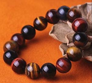 【送料無料】ブレスレット アクセサリ— レッドタイガーアイラウンドビーズパワーブレスレットnatural red tigers eye gemstone round beads power bracelet 12mm aaaa best gift