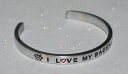 【送料無料】ブレスレット アクセサリ- ハンドメイドブレスレットi love my basenji handmade amp; polished bracelet