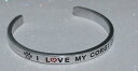 【送料無料】ブレスレット アクセサリ- コーギーハンドメイドブレスレットi love my corgi handmade amp; polished bracelet