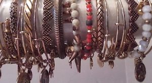 【送料無料】ブレスレット　アクセサリ—　アレックスブレスレットラップスライダーロシアゴールドドル..