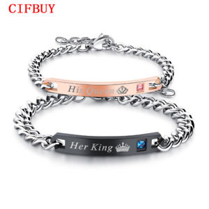 【送料無料】ブレスレット　アクセサリ—　cifbuyニューステートメントidジュエリーcifbuy fashion hollow box chain couple bracelets statement id lover jewelry