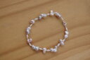 【送料無料】ブレスレット アクセサリ— ピーナッツツインバロックブレスレットスターリングシルバークラスプpeanut twin baroque freshwater pearl bracelet sterling silver clasp 7519cm(4)
