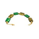 hokushin㤨̵֡ۥ֥쥹åȡ?쥯ǥ饹ӡ֥쥹åthe olivia collection ladies goldtone green oblong glass bead braceletפβǤʤ17,980ߤˤʤޤ