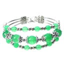 【送料無料】ブレスレット アクセサリ- チベットシルバーグリーンヒスイブレスレットブレスレット8xbracelet bracelet in tibetan silver green jade r8t8