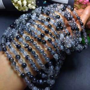 【送料無料】ブレスレット アクセサリ— ルチルクォーツラウンドビーズストレッチブレスレットプレゼント6358mm natural rutilated...